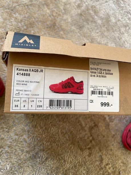 Dětské turistické boty mckinley vel. 34, mckinley,34