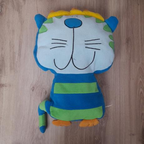 Dětský polštář ve tvaru kocoura s korunou, šířka (cm): 35,délka (cm): 50