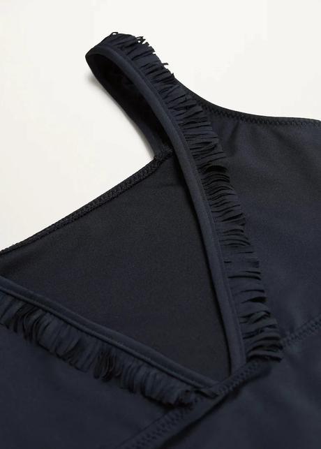 Černé plavky s třásněmi vel. 152, mango,152