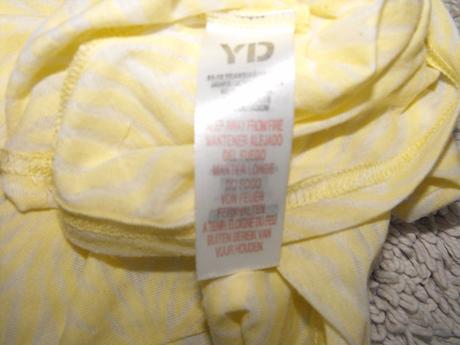 Žltý transparentný top young dimension - nenosený, topomini,152