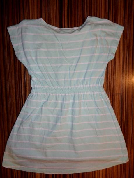 Krásné mentolové pruhované šaty, topolino,116