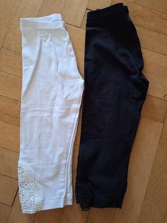 Legíny tříčtvrťáky vel. 134 a 140, c&a,134