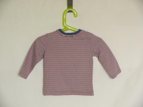 Pruhované tričko s nápisem, c&a,74