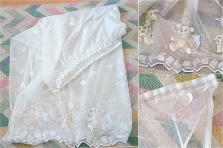 Dětská záclona se zvířátky vel.340 x 160 cm, 