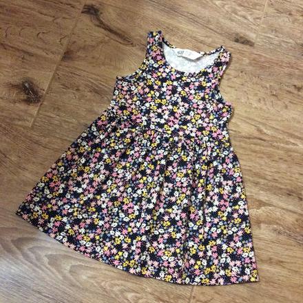 Bavlněné květinkové šaty h&m, h&m,92