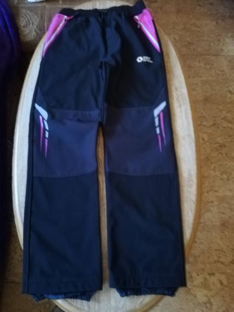 Kalhoty outdorové oteplené dívčí vel. 146., kugo,146