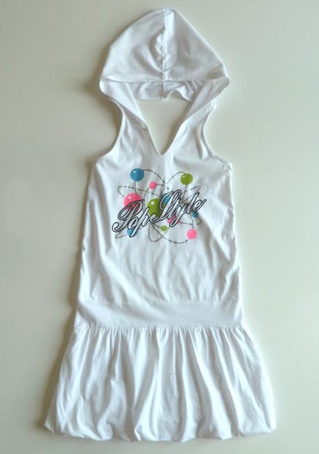 Dámská tričková šatovka s kapucí vel. 34-36 / s, terranova,s