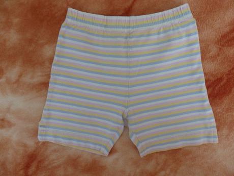 Pruhované elastické kraťásky, adams,104