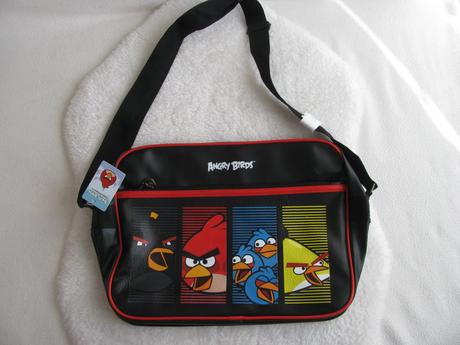Černá taška přes rameno angry birds/unisex,