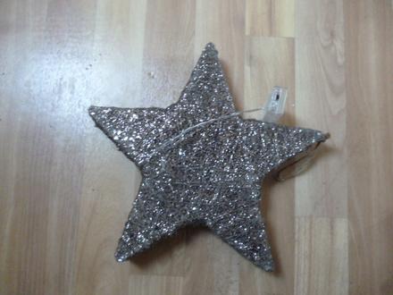 Velká vánoční hvězda 30 cm svítící, 