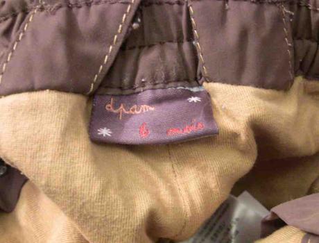 Vyteplené kalhoty vel.74(6měsíců), dpam (du pareil au meme),74