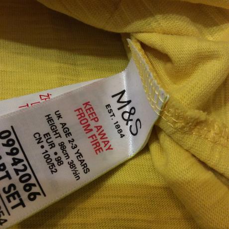 Letní bavlněné šaty s kapsami, marks & spencer,98