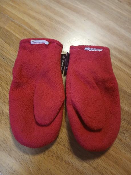 Rukavice quechua, vel. 4/5 let, růžové, quechua,104