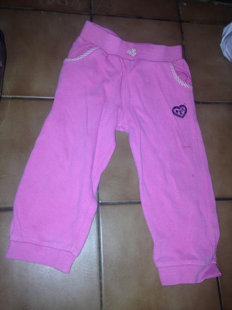 Dívčí tepláky srdce, srdíčko vel. 86 - 92, wolf,86