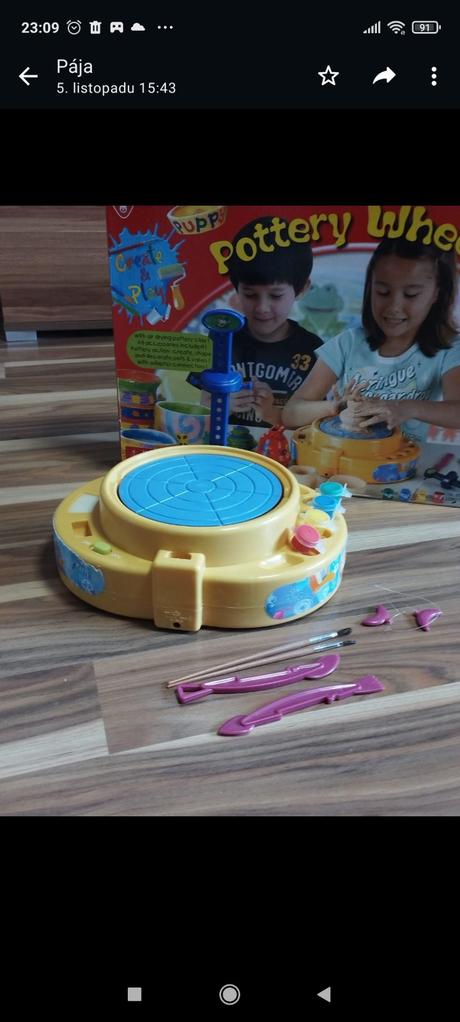 Hrnčířský kruh s příslušenstvím, 