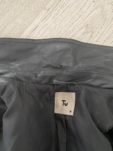 Pěkná koženková bunda velikost 38/m značky tu, tu,38