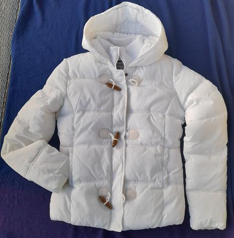 Zimní bunda bílá - vel. s-m, s