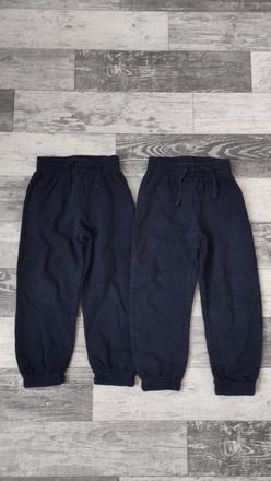 Tepláky teplé 2x vel.104 chlapec, tu,104