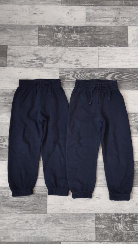 Tepláky teplé 2x vel.104 chlapec, tu,104