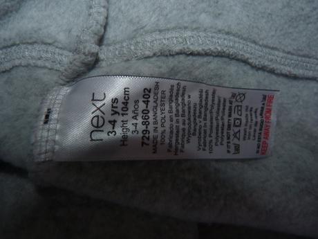 Next flísová mikina vel. 104, next,104