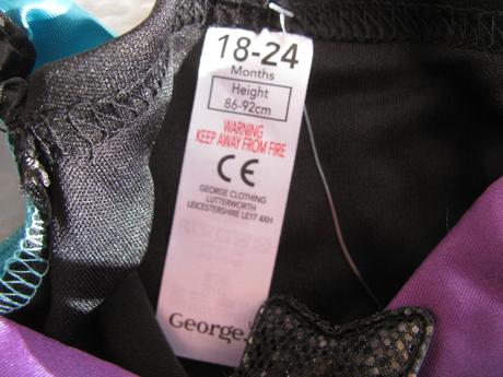 Karnevalový kostým-2 dílný, malá čarodějka,