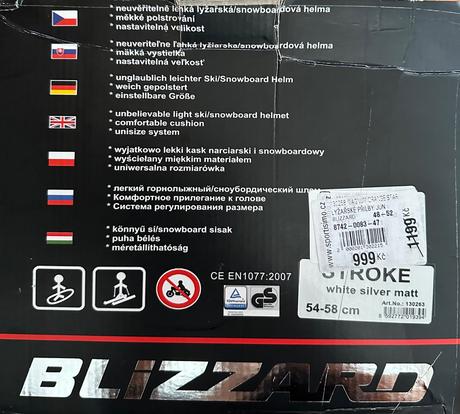 Lyžařská helma, blizzard,s