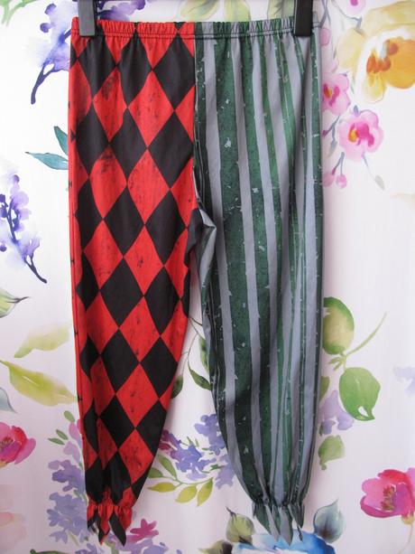 Karnevalový kostým-kalhoty klaun, šašek, 