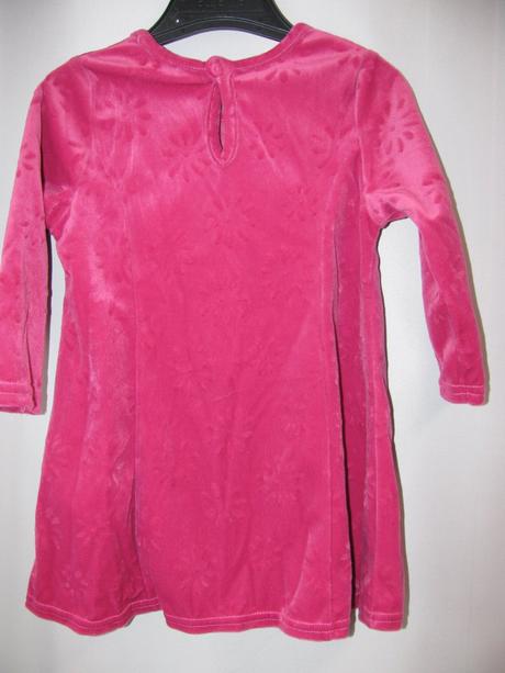 Dívčí sametové elastické šatičky-adams, adams,86