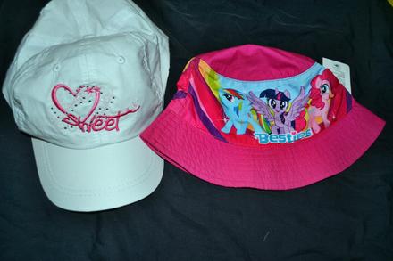 2x kšiltovka a klobouček v.116-128, 116 / 122 / 128