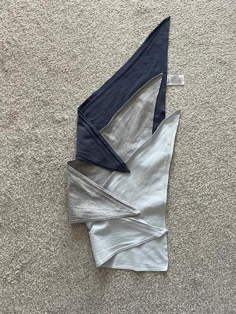 3x bavlněný dětský šáteček, tchibo