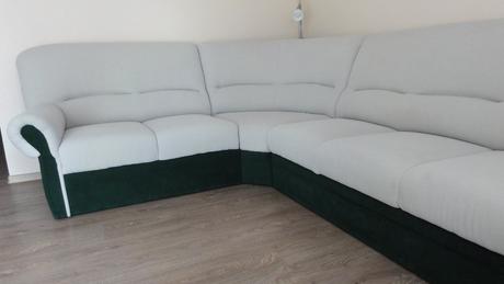 Rohová sedací souprava a křeslo, 