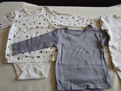 Pěkné šedé bavl. tričkové body + 2x zdarma, m&s, marks & spencer,92