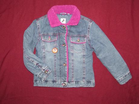 Teplá riflová bunda, c&a,116