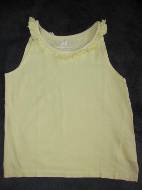 Letní triko bez rukávů-h&m, h&m,116