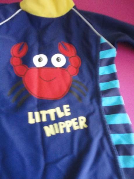 Krásný plavecký overal adams, vel. 9-12 měsíců, adams,80