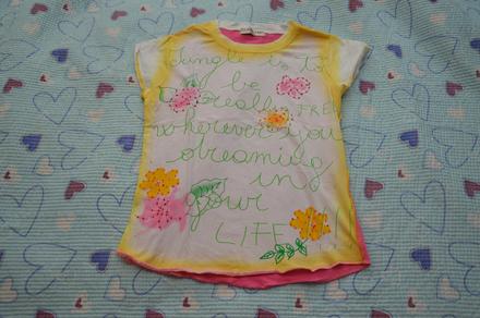 134 140 tričko s korálky, 134