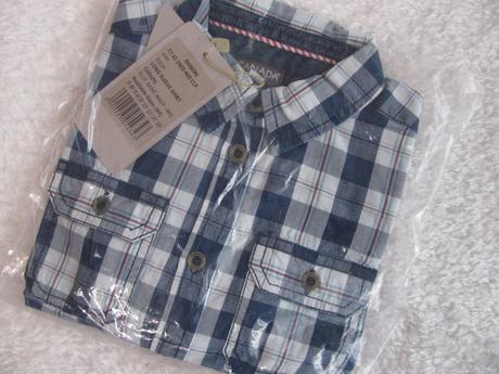 Modrá chlapecká károvaná košile, house,104