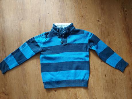 Pruhovaný svetr, palomino,110