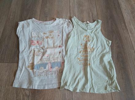 Triko s tílkem vel.128-134, tu,128