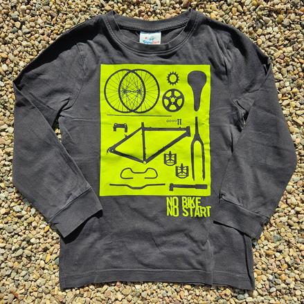 L296	chlapecké triko s dl. r. bike vel. 122, topolino,122