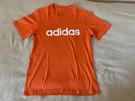 Oranžové tričko s krátkým rukávem vel. s adidas, adidas,s