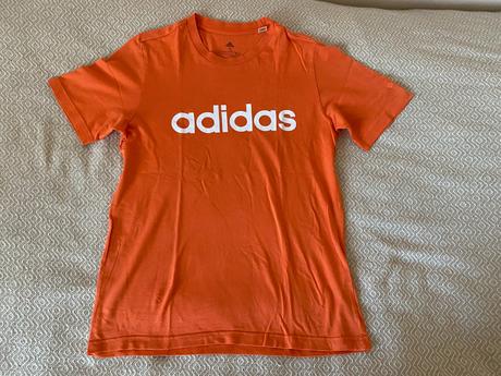 Oranžové tričko s krátkým rukávem vel. s adidas, adidas,s