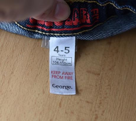 Džíny vel. 4 - 5 let, george,110