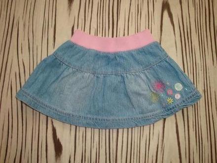 Sukýnka na gumu - džínová, adidas,56