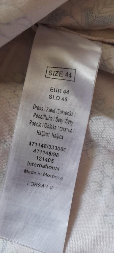 Orsay letní květované krátké šaty, orsay,44