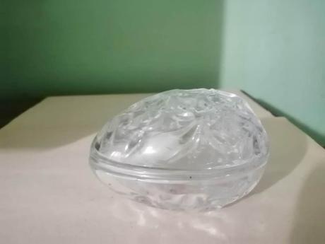 Starožitné skleněné vajíčko,