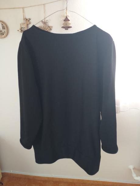 Černá společenská halenka vel. 46, 46