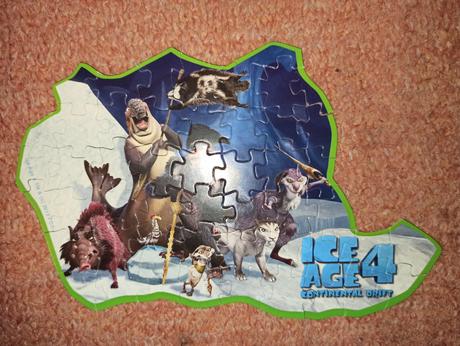 Sešit, skládanky, raketoplán, puzzle,