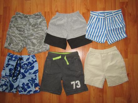 6 x kraťasy pro kluka vel.86/116, 116