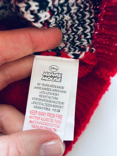 Svetr vánoční disney - v.4/5 let, 110